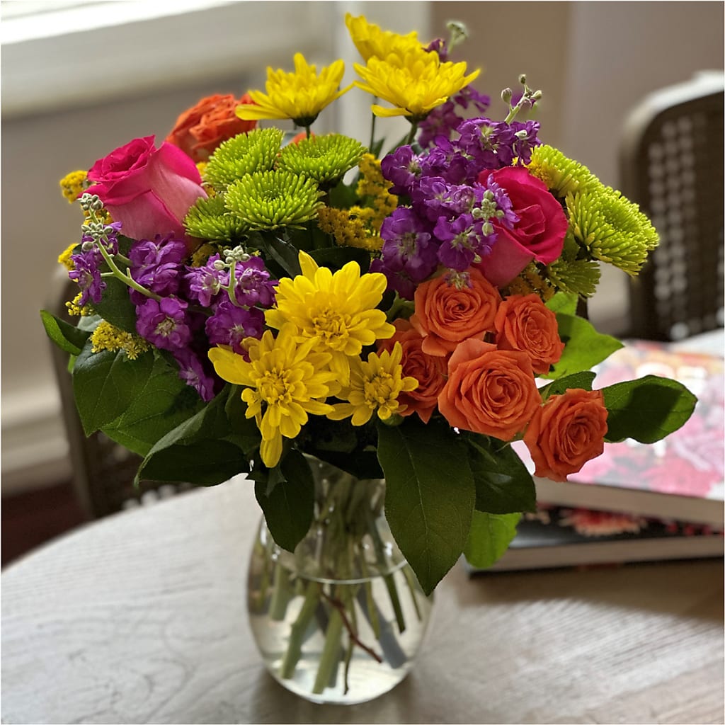 Bold & Bright – A Florist Original – Flowers From The Heart Auburn, Auburn MI