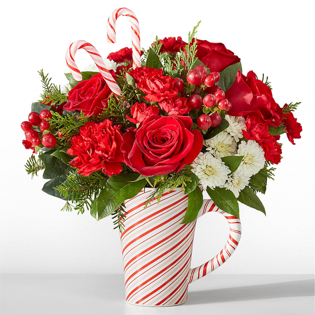 Peppermint Swirl Mug – Flowers From The Heart Auburn, Auburn MI