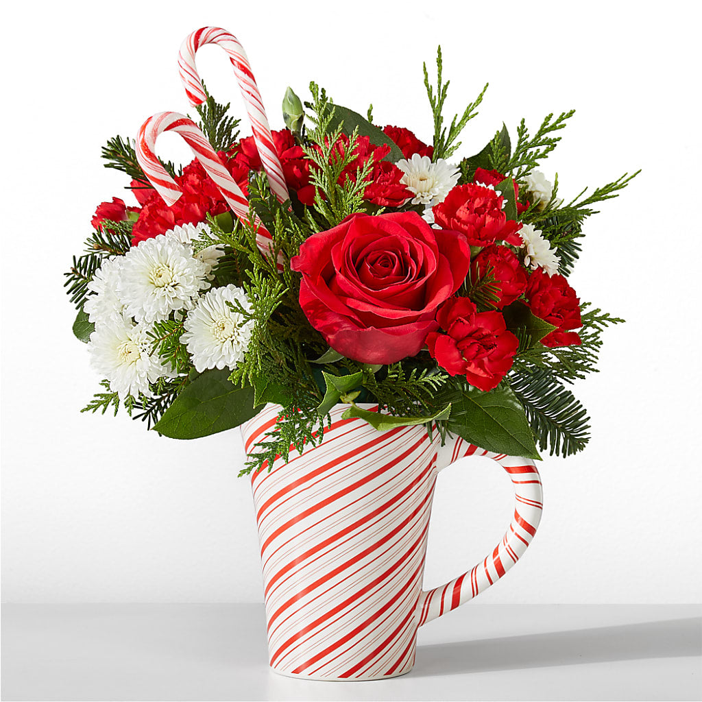 Peppermint Swirl Mug – Flowers From The Heart Auburn, Auburn MI