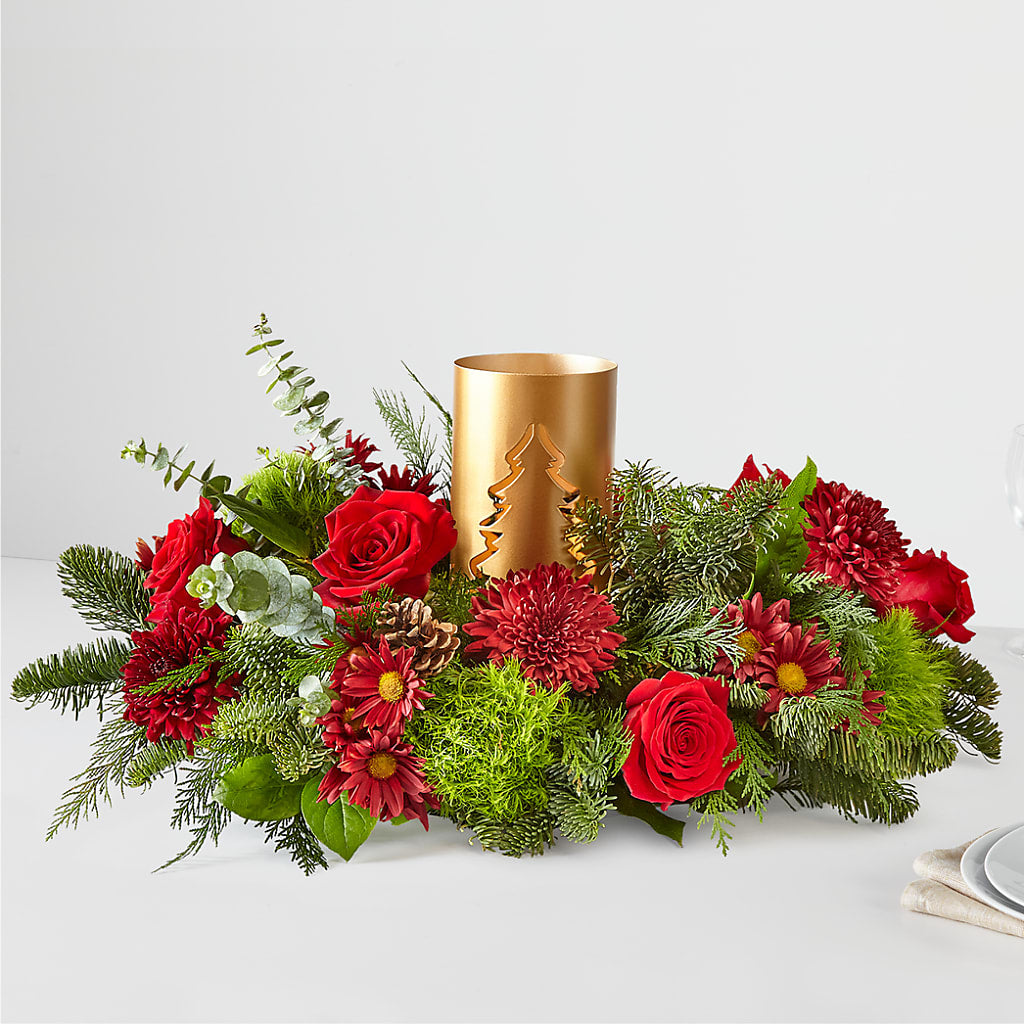 Toast the Season Centerpiece – Flowers From The Heart Auburn, Auburn MI