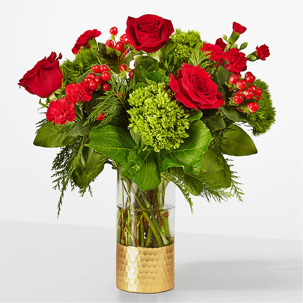 Plaid Throw Bouquet – Flowers From The Heart Auburn, Auburn MI