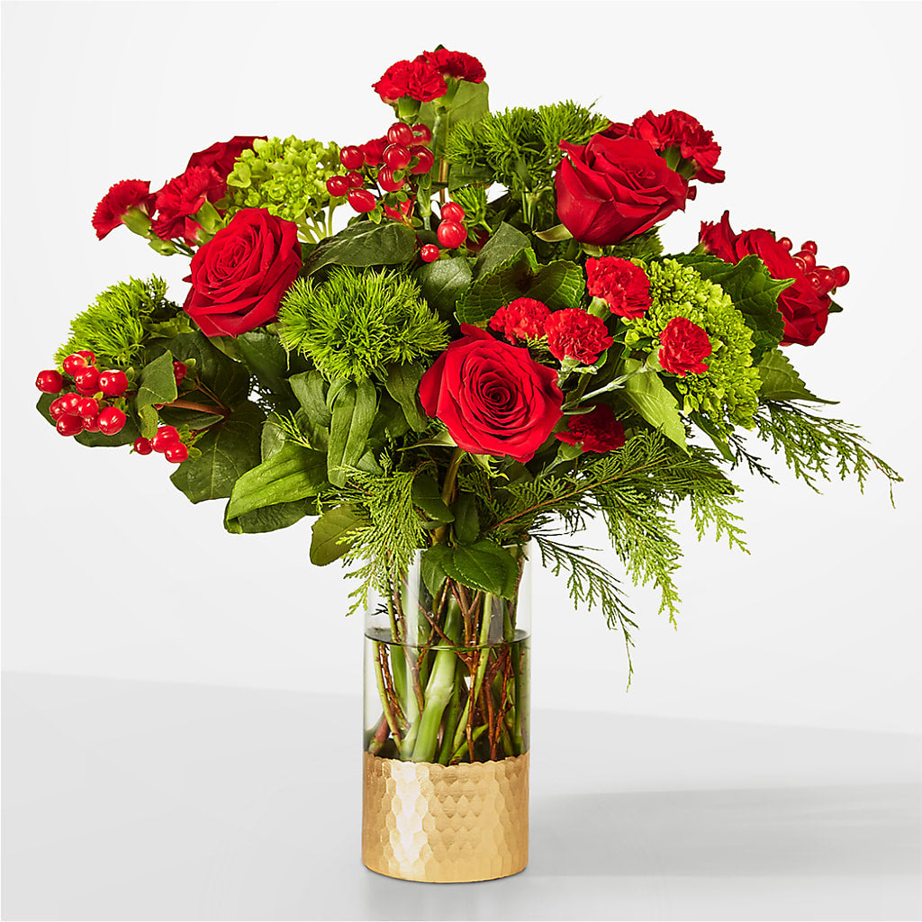 Plaid Throw Bouquet – Flowers From The Heart Auburn, Auburn MI