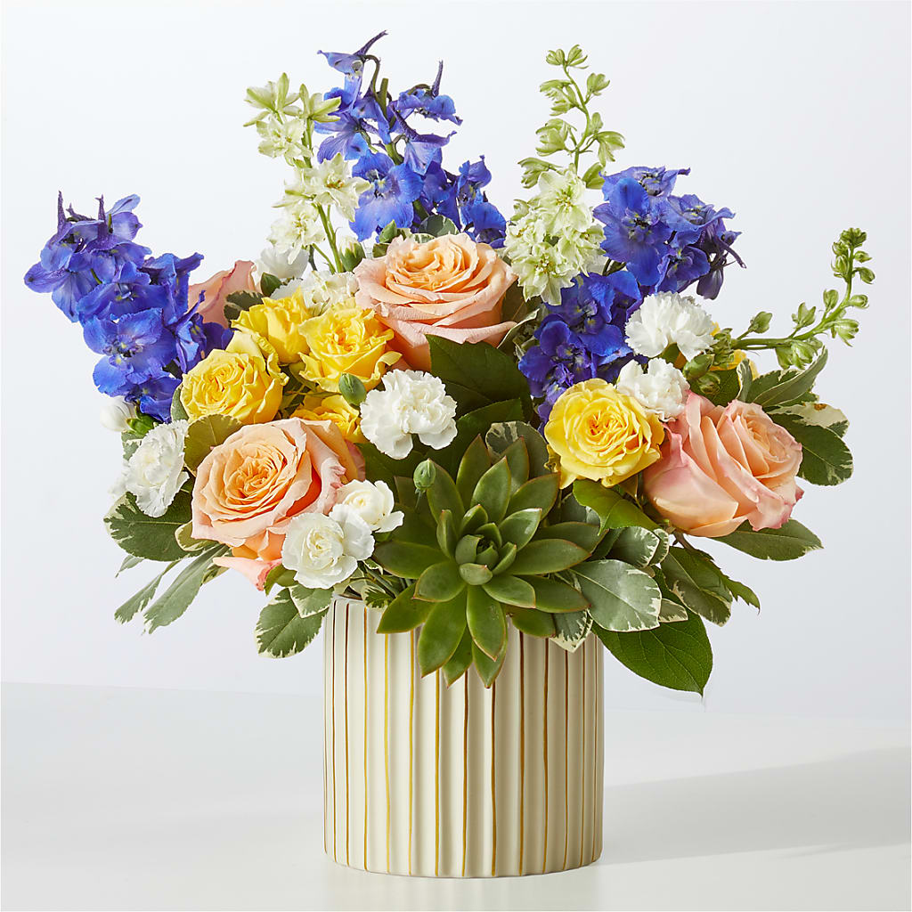 Cobalt Reverie Bouquet – Flowers From The Heart Auburn, Auburn MI