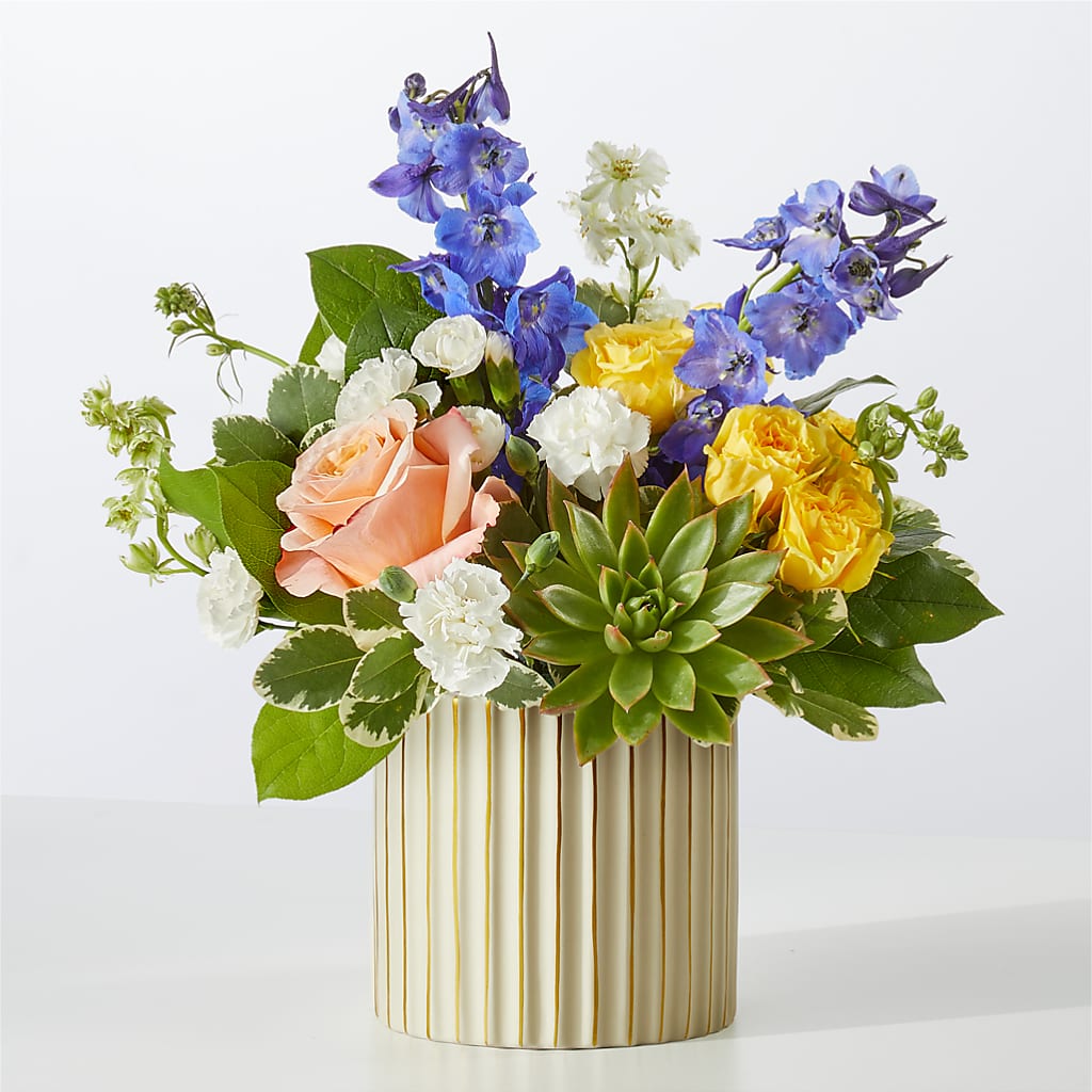 Cobalt Reverie Bouquet – Flowers From The Heart Auburn, Auburn MI