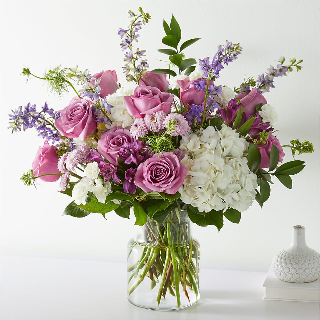 Violet Caress Bouquet – Flowers From The Heart Auburn, Auburn MI