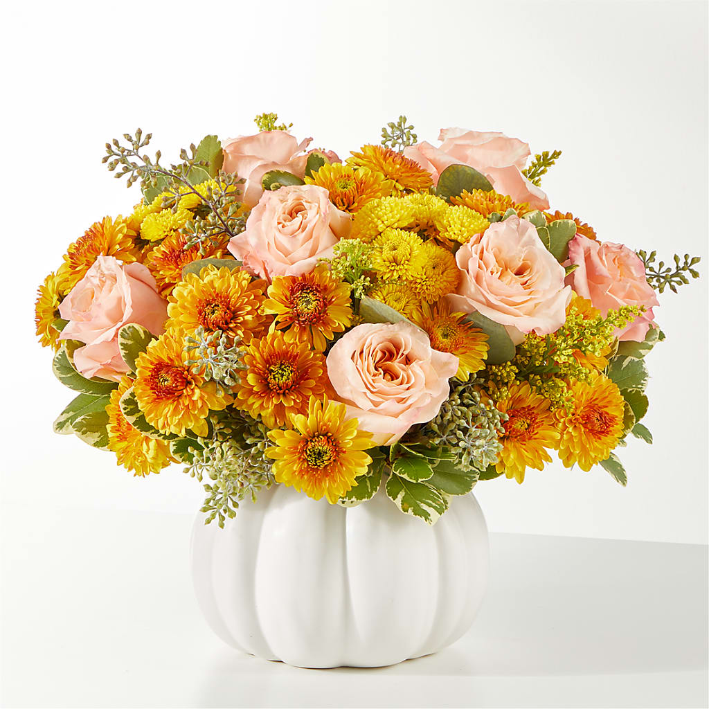 Peachy Pumpkin – Flowers From The Heart Auburn, Auburn MI