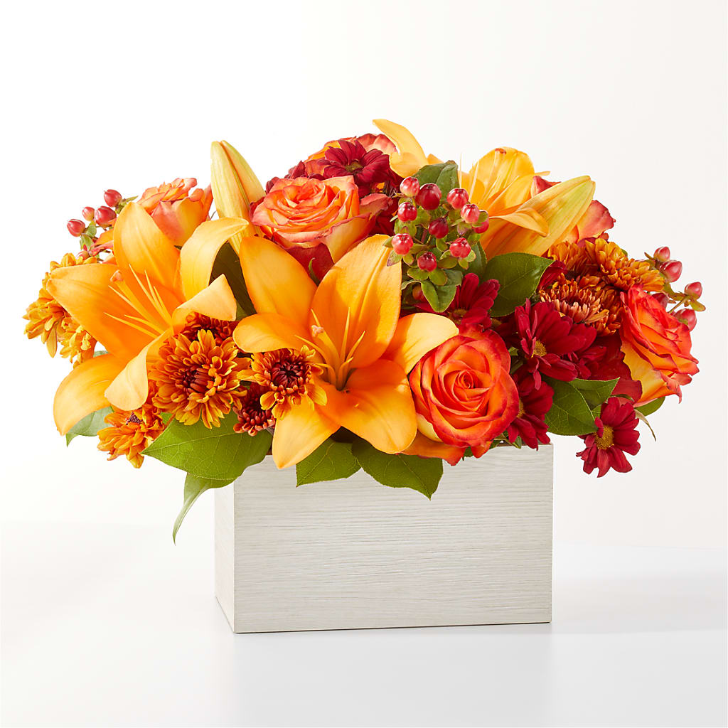 Backyard Bonfire Bouquet – Flowers From The Heart Auburn, Auburn MI