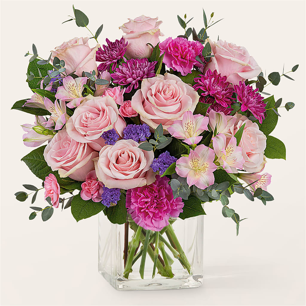 Rosy Radiance Bouquet – Flowers From The Heart Auburn, Auburn MI
