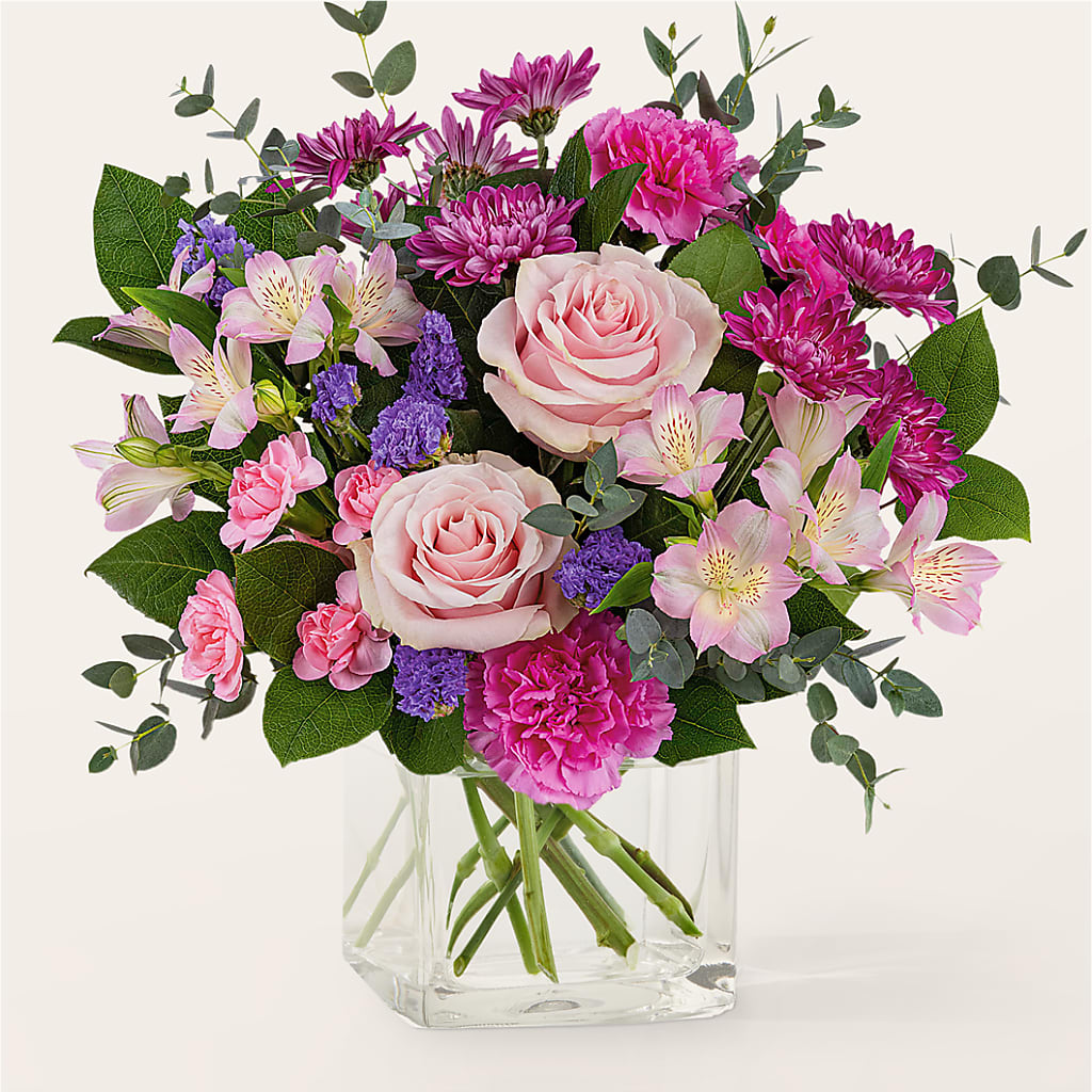 Rosy Radiance Bouquet – Flowers From The Heart Auburn, Auburn MI