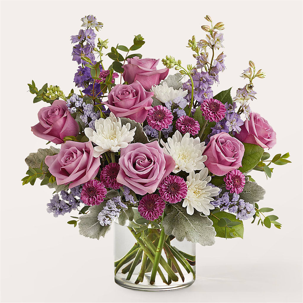 Violet Frost Bouquet – Flowers From The Heart Auburn, Auburn MI