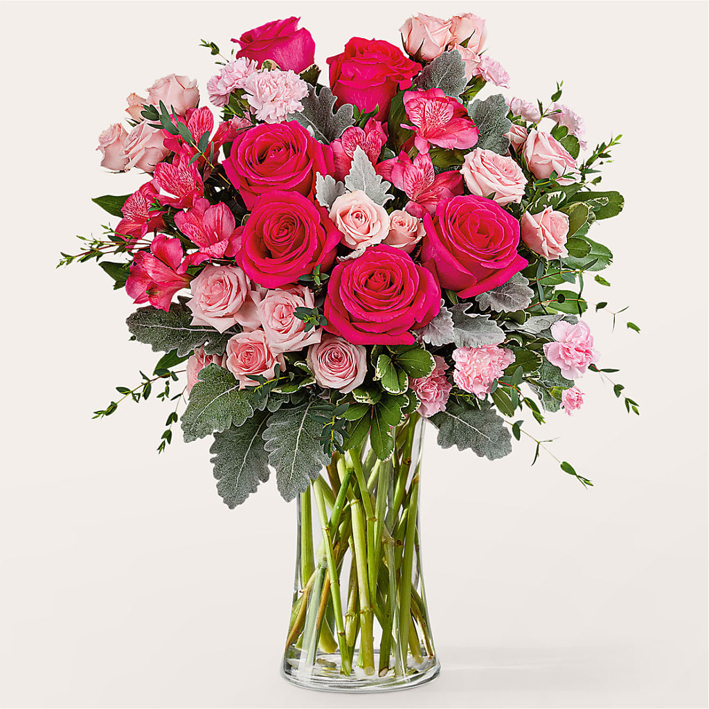 Tickled Pink Bouquet – Flowers From The Heart Auburn, Auburn MI