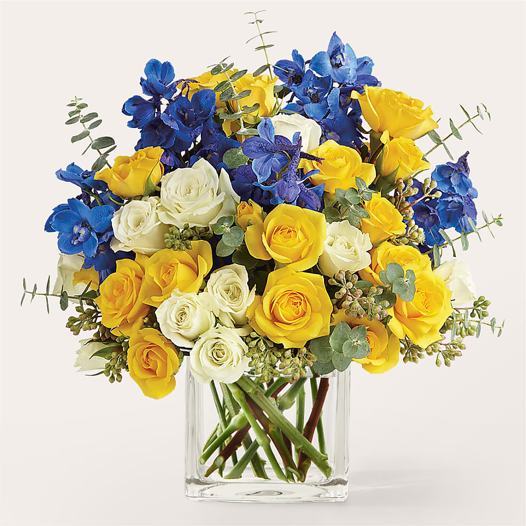 Sparkling Citrine Bouquet – Flowers From The Heart Auburn, Auburn MI