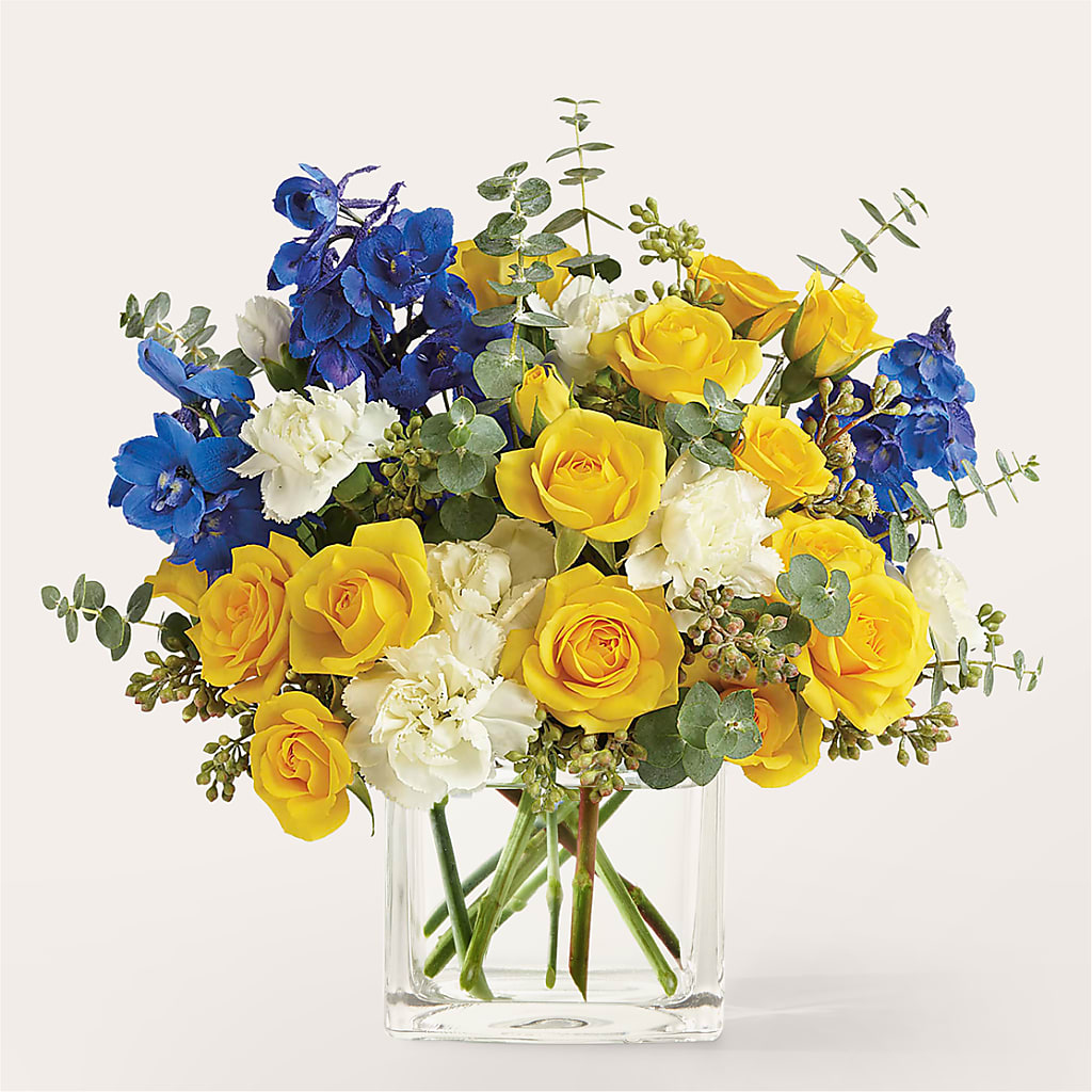 Sparkling Citrine Bouquet – Flowers From The Heart Auburn, Auburn MI