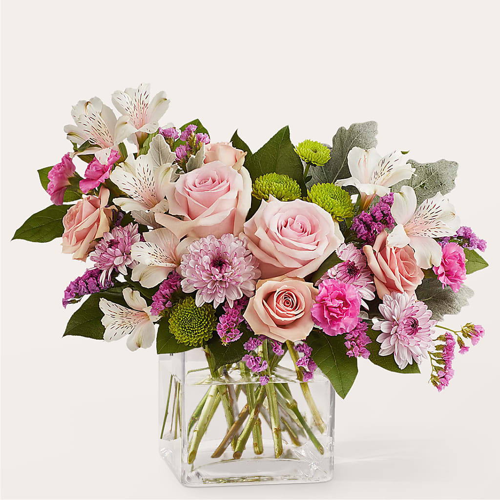 Pink Suede Bouquet – Flowers From The Heart Auburn, Auburn MI