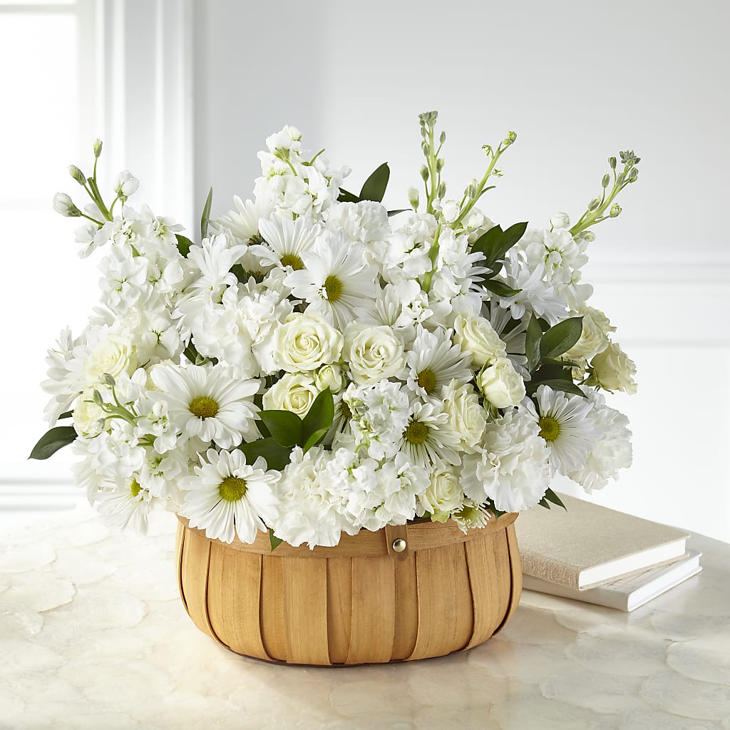 Graceful Garden Basket – Flowers From The Heart Auburn, Auburn MI