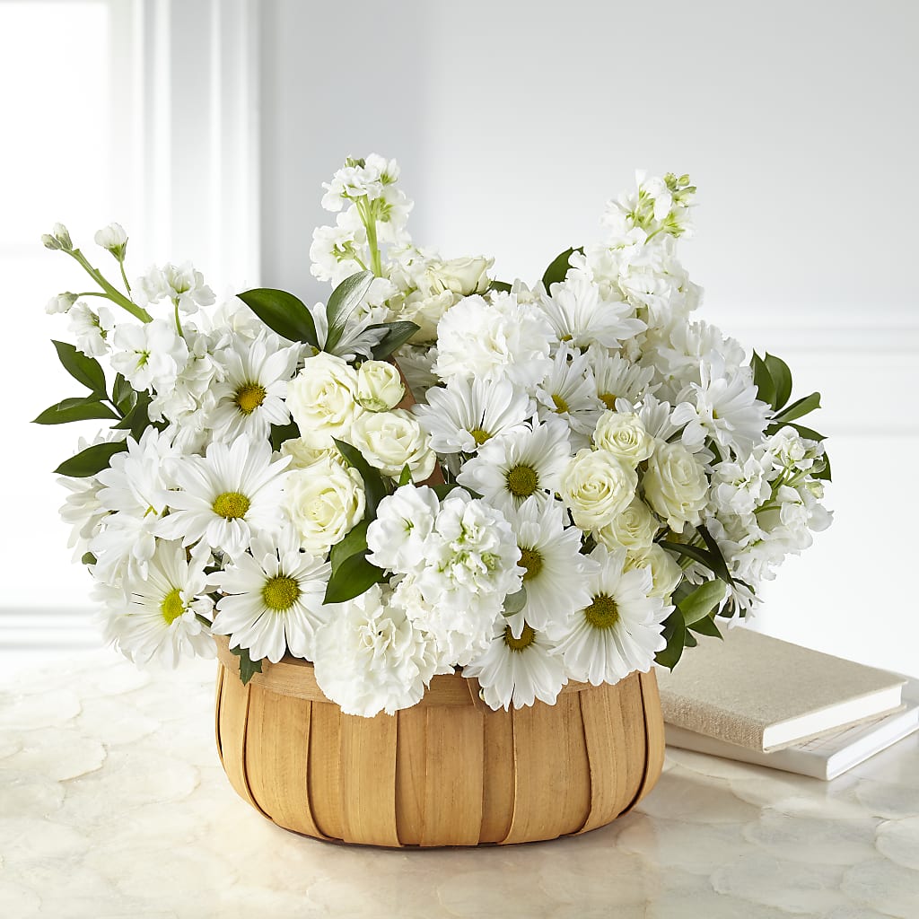 Graceful Garden Basket – Flowers From The Heart Auburn, Auburn MI