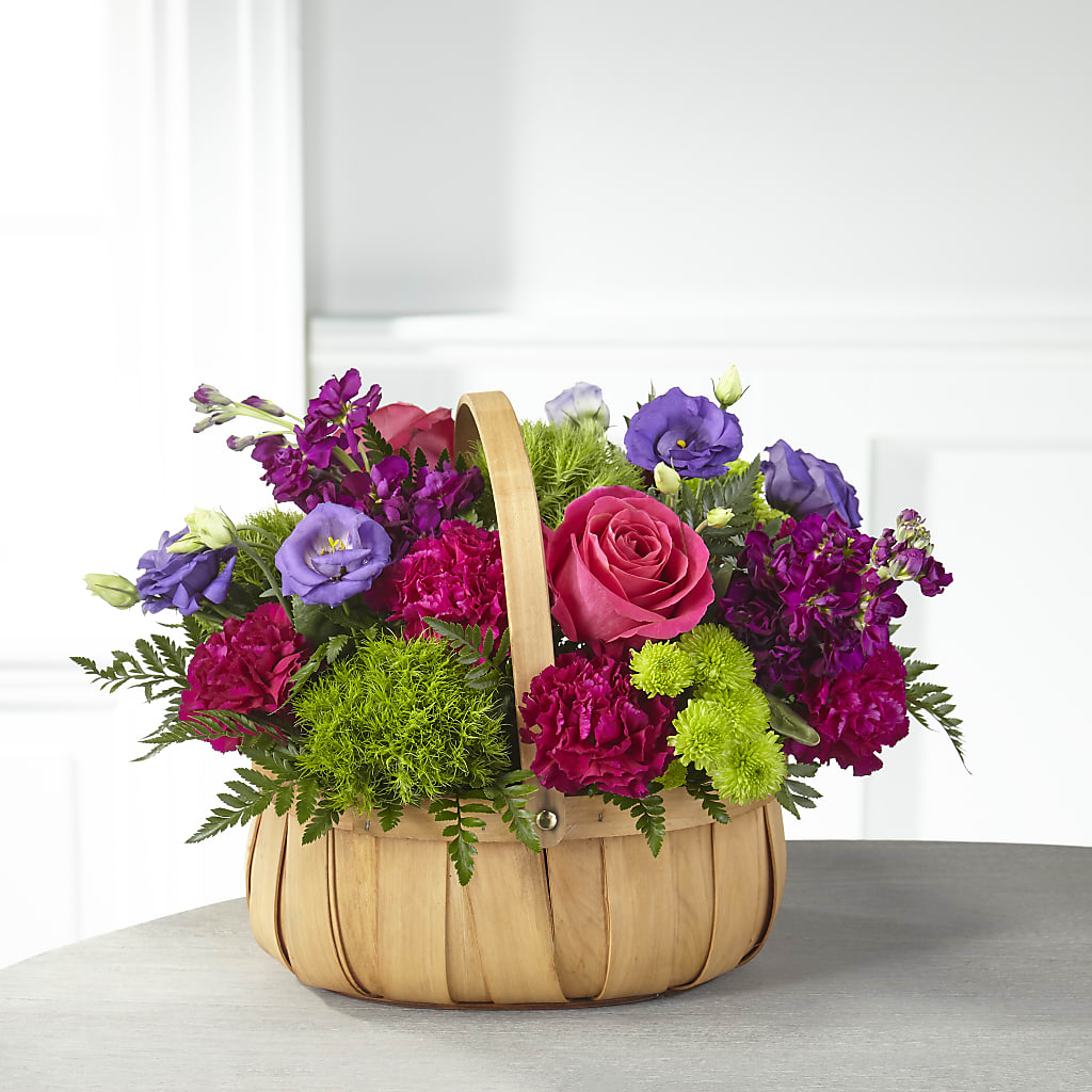 Serene Sanctuary Basket – Flowers From The Heart Auburn, Auburn MI