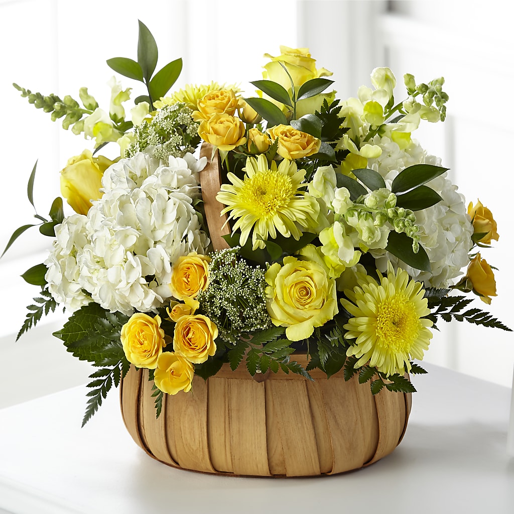 Rustic Remembrance Basket – Flowers From The Heart Auburn, Auburn MI