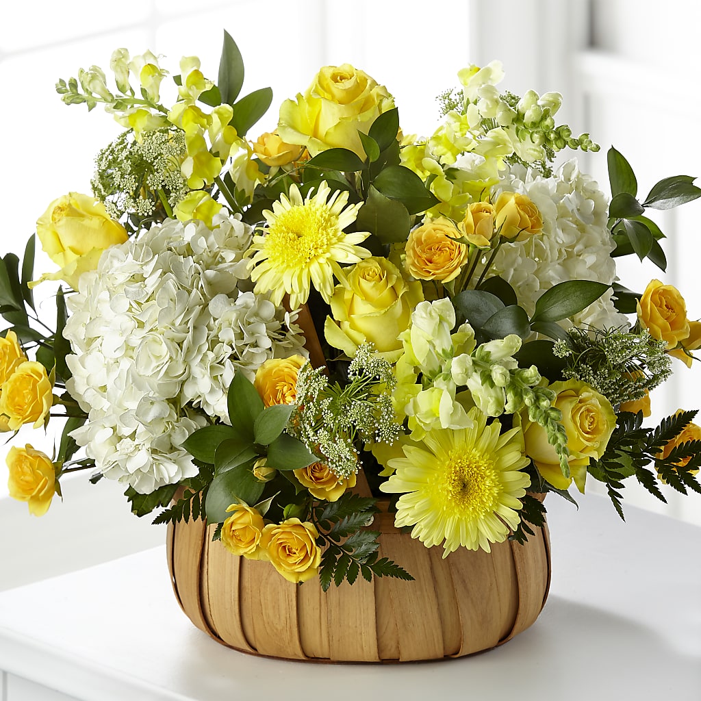 Rustic Remembrance Basket – Flowers From The Heart Auburn, Auburn MI