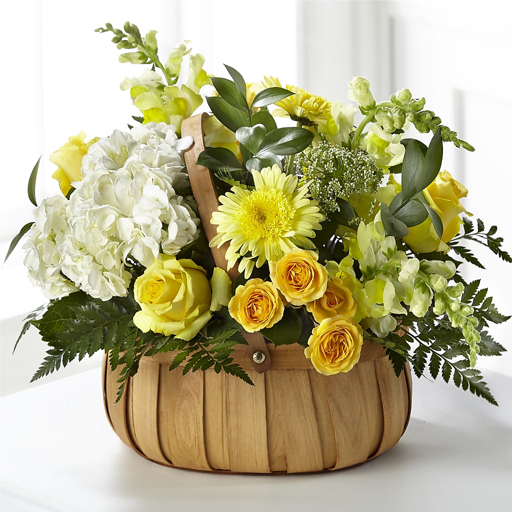 Rustic Remembrance Basket – Flowers From The Heart Auburn, Auburn MI