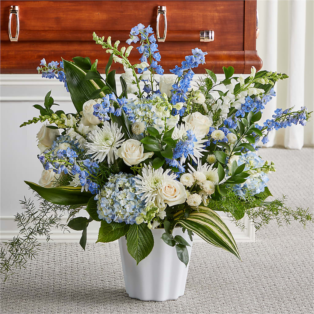Everlasting Memories Floor Basket – Flowers From The Heart Auburn, Auburn MI