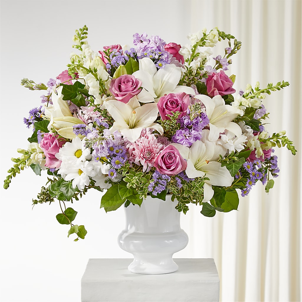 Remarkable Life Urn Arrangement – Flowers From The Heart Auburn, Auburn MI
