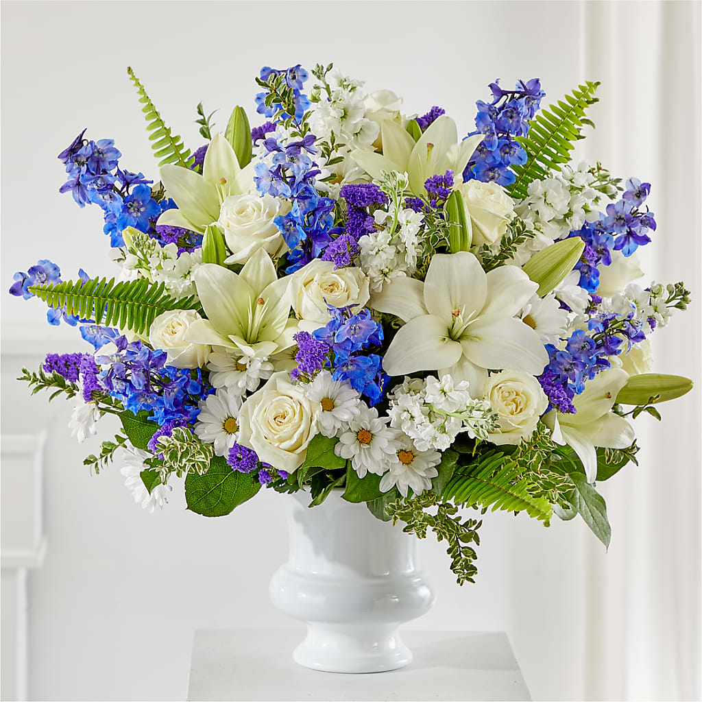 Expressions of Hope Urn Arrangement – Flowers From The Heart Auburn, Auburn MI