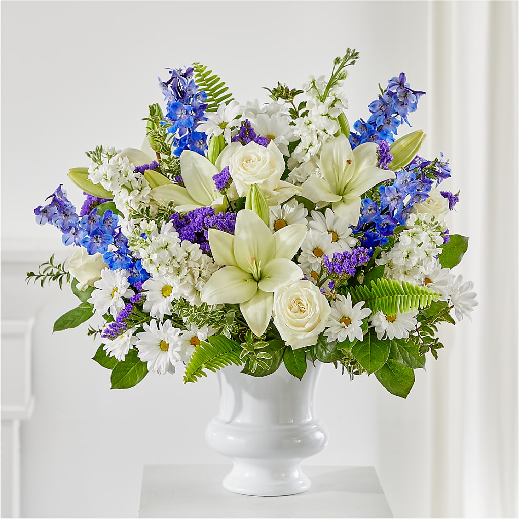 Expressions of Hope Urn Arrangement – Flowers From The Heart Auburn, Auburn MI