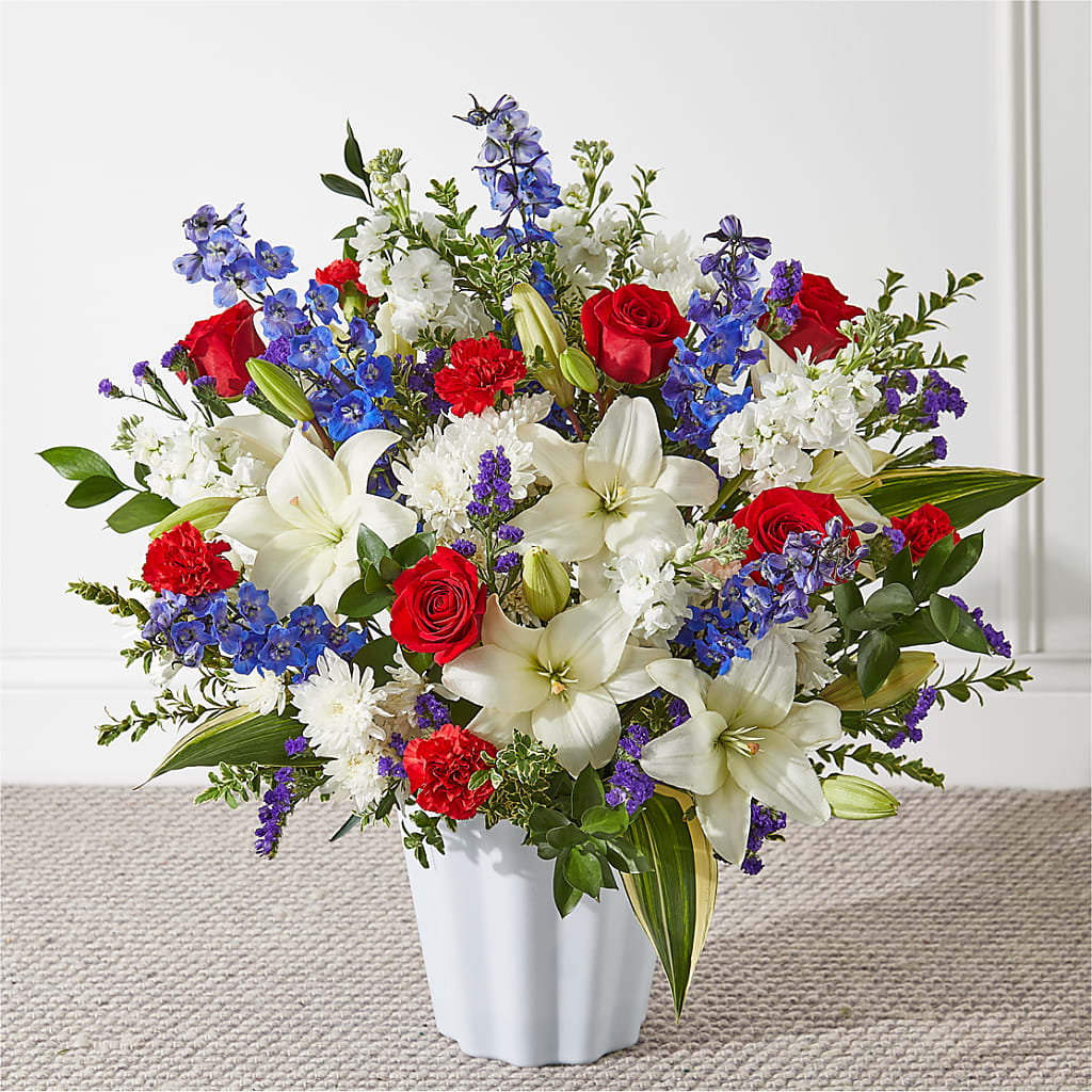 Consoled Floor Basket – Flowers From The Heart Auburn, Auburn MI