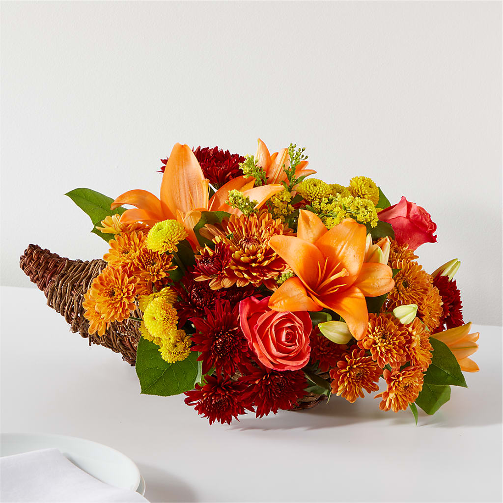 Bouquet of Blessings Cornucopia – Flowers From The Heart Auburn, Auburn MI