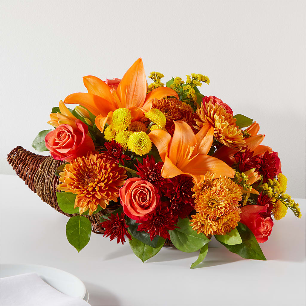 Bouquet of Blessings Cornucopia – Flowers From The Heart Auburn, Auburn MI