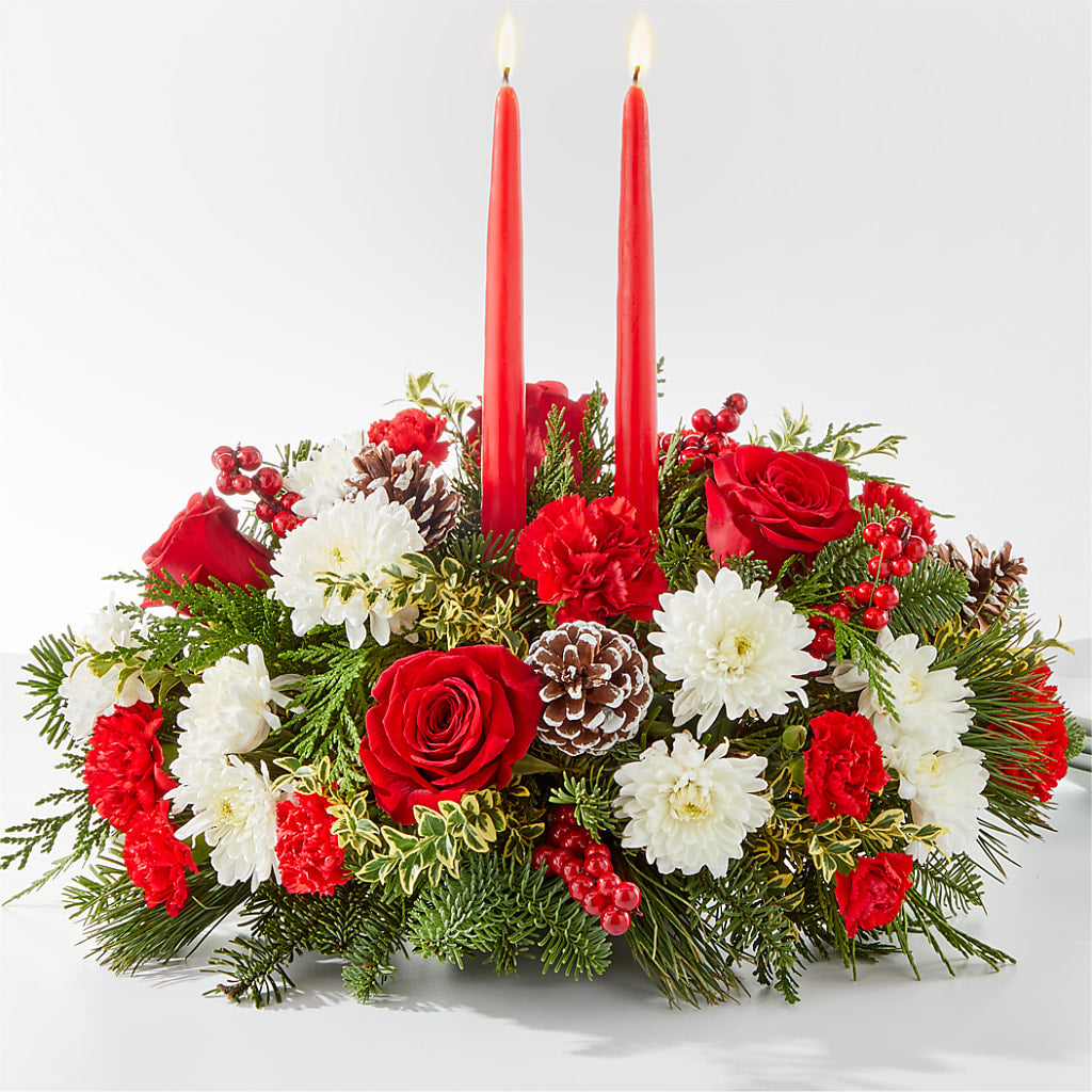 Holiday Soiree Centerpiece – Flowers From The Heart Auburn, Auburn MI