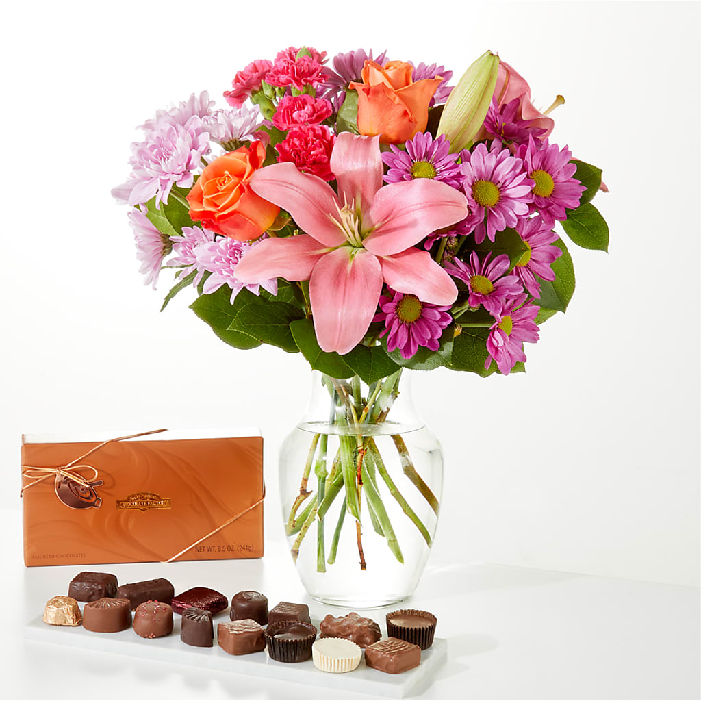 One and Only Bouquet and Chocolate Bundle – Flowers From The Heart Auburn, Auburn MI