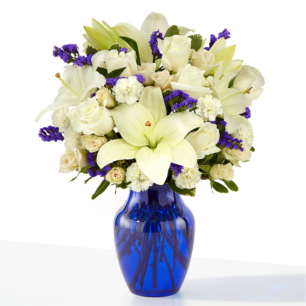 Sapphire Rush Bouquet – Flowers From The Heart Auburn, Auburn MI