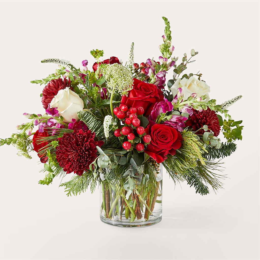 Cranberry Fizz Bouquet – Flowers From The Heart Auburn, Auburn MI
