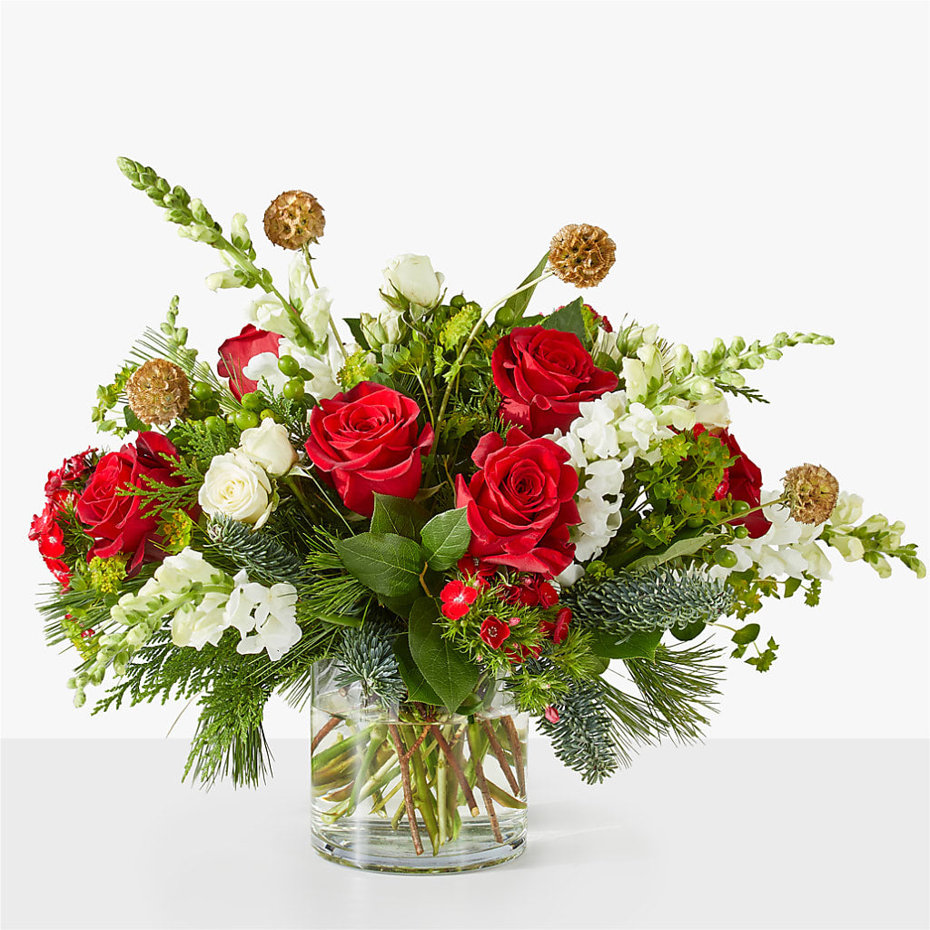 Deck the Halls Bouquet – Flowers From The Heart Auburn, Auburn MI
