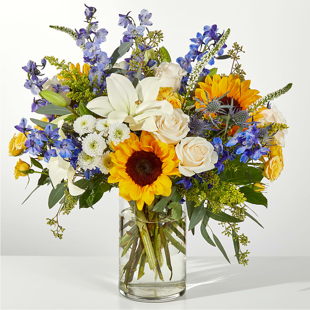 Wonderfully Sunny Bouquet – Flowers From The Heart Auburn, Auburn MI