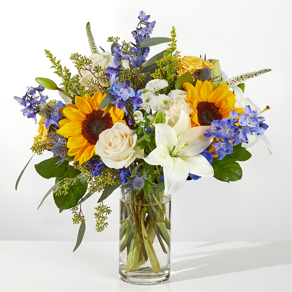 Wonderfully Sunny Bouquet – Flowers From The Heart Auburn, Auburn MI