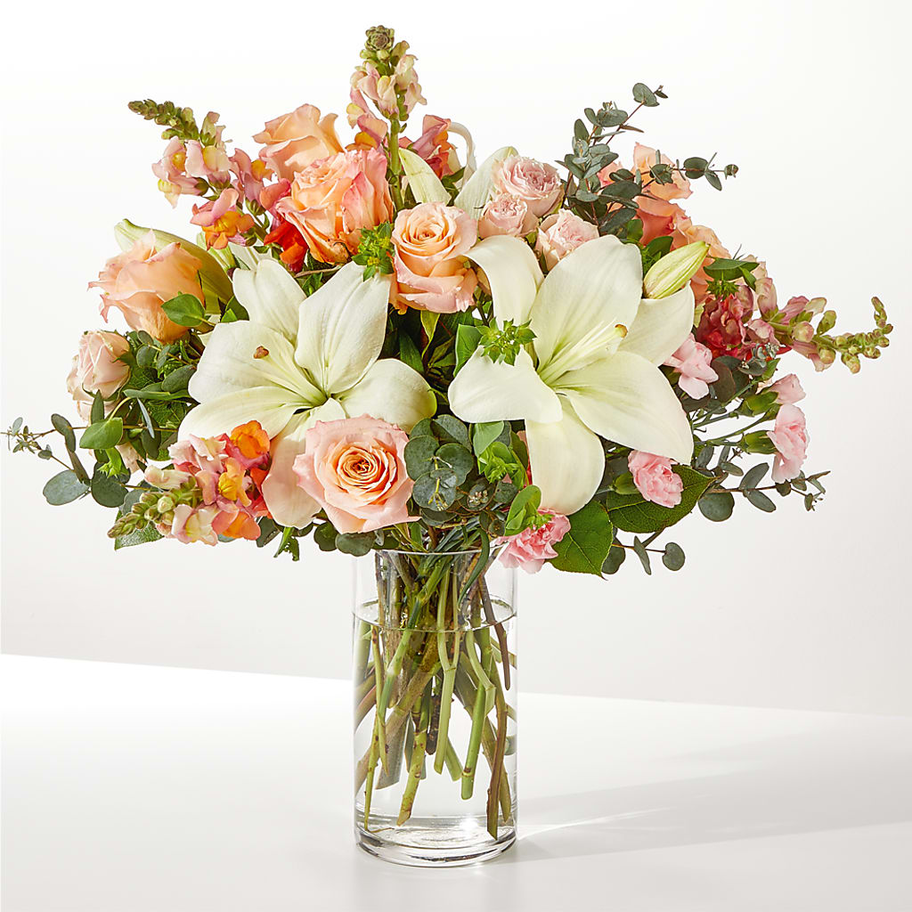 Grapefruit Splash Bouquet – Flowers From The Heart Auburn, Auburn MI