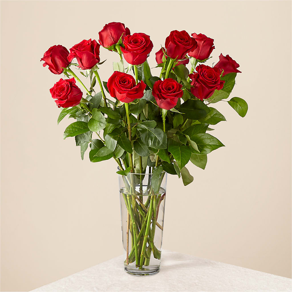 Long Stem Red Rose Bouquet –  Flowers From The Heart Auburn, Auburn MI