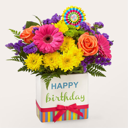 Birthday Brights Bouquet –  Flowers From The Heart Auburn, Auburn MI