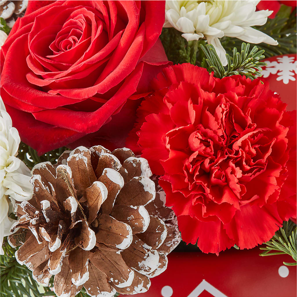 Christmas Village Ornament –  Flowers From The Heart Auburn, Auburn MI