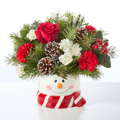 Jolly Snowman Bouquet –  Flowers From The Heart Auburn, Auburn MI