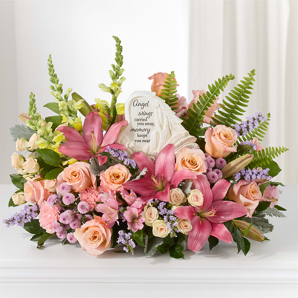 Gentle Light Arrangement –  Flowers From The Heart Auburn, Auburn MI
