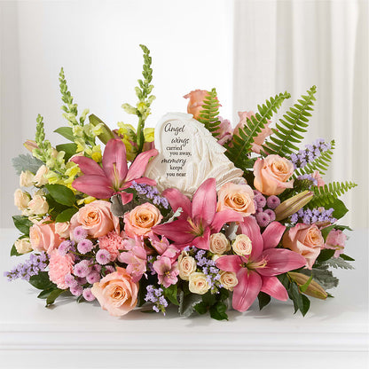 Gentle Light Arrangement –  Flowers From The Heart Auburn, Auburn MI