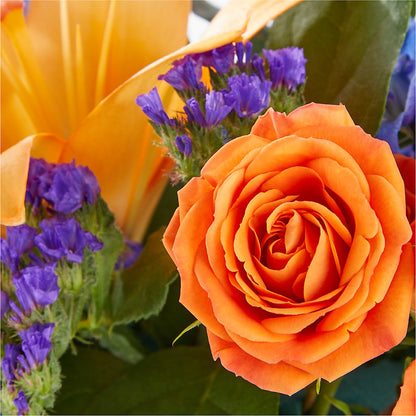 Radiant Citrus Box Bouquet –  Flowers From The Heart Auburn, Auburn MI