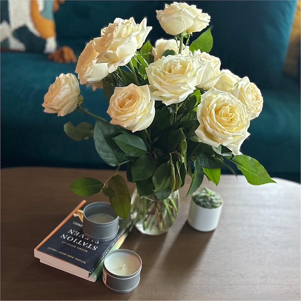 Long Stem Yellow Rose Bouquet –  Flowers From The Heart Auburn, Auburn MI