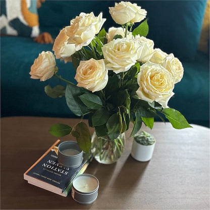 Long Stem Yellow Rose Bouquet –  Flowers From The Heart Auburn, Auburn MI