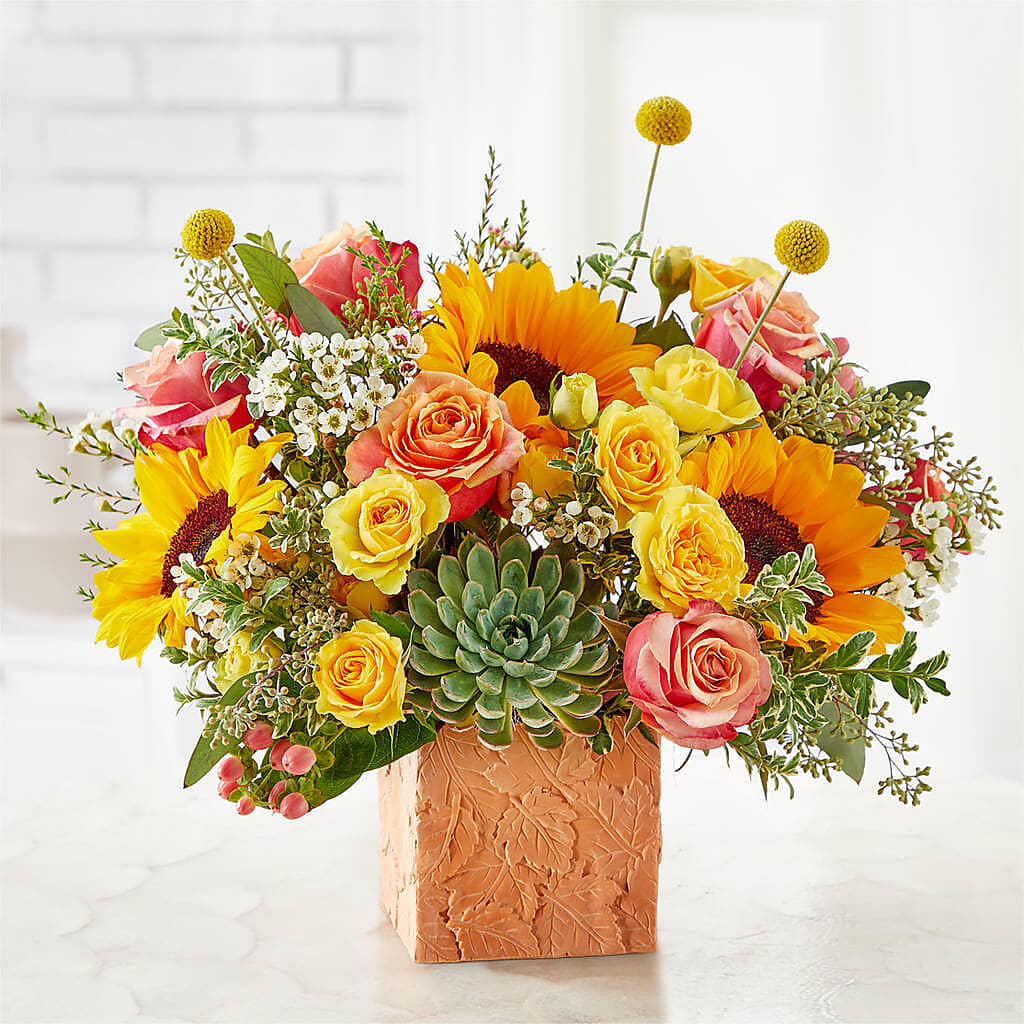 Sunflower Season Bouquet –  Flowers From The Heart Auburn, Auburn MI