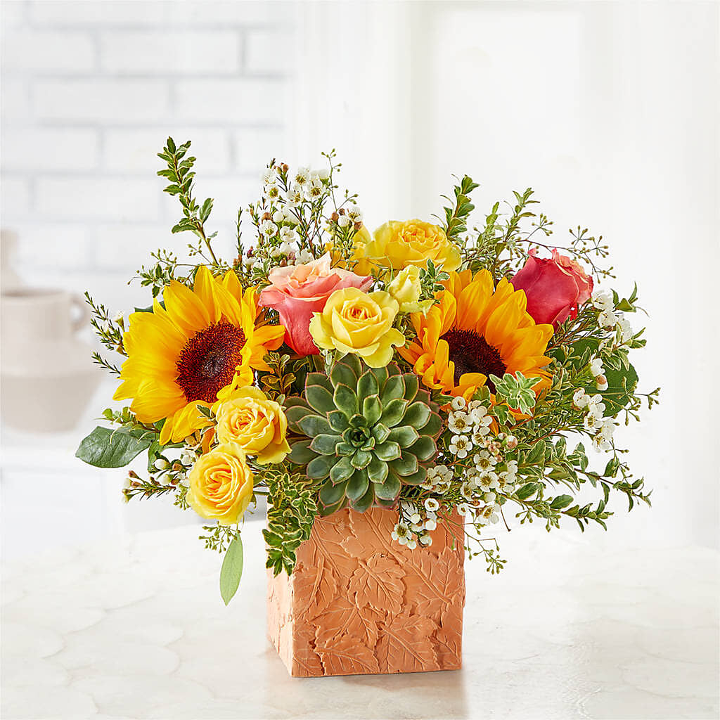Sunflower Season Bouquet –  Flowers From The Heart Auburn, Auburn MI